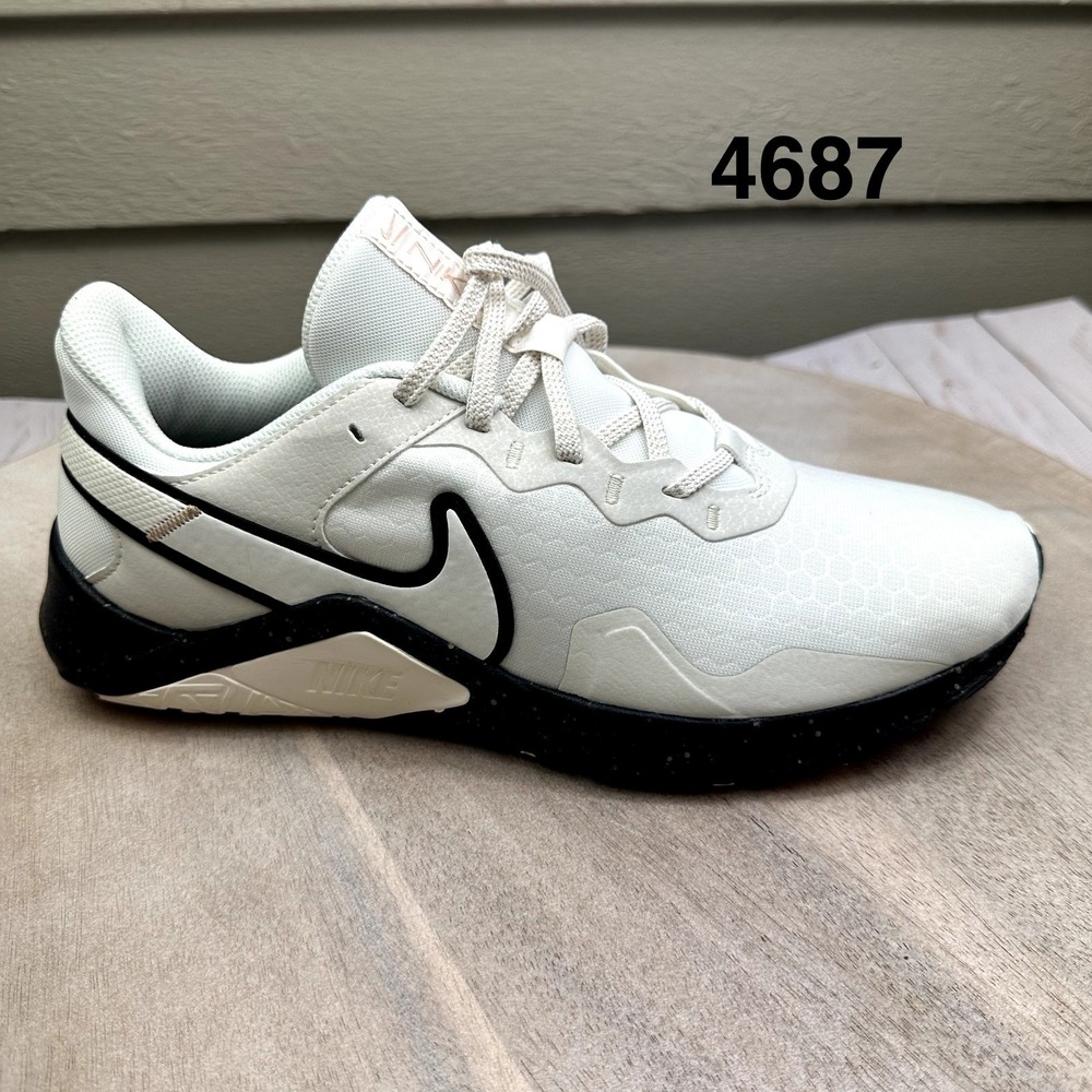 Nike Legend Essential 2 PRM Womens 10 Sail Black Rose Sneakers CZ3668 New